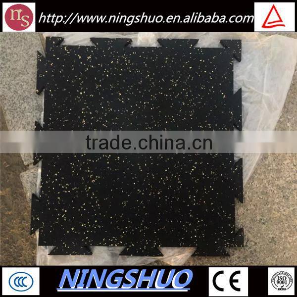 Trade Assurance gym center rubber mat floor, gym noise reduction rubber flooring