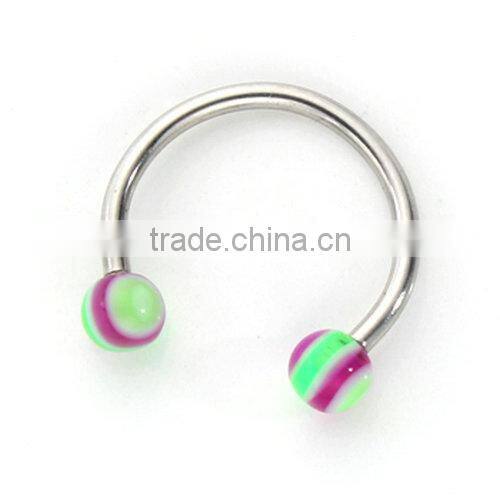 Charming Magnetic Unique Cheap Lip Rings Studs Nose Rings Eyebrow Rings CBR Body Piercing Jewelry