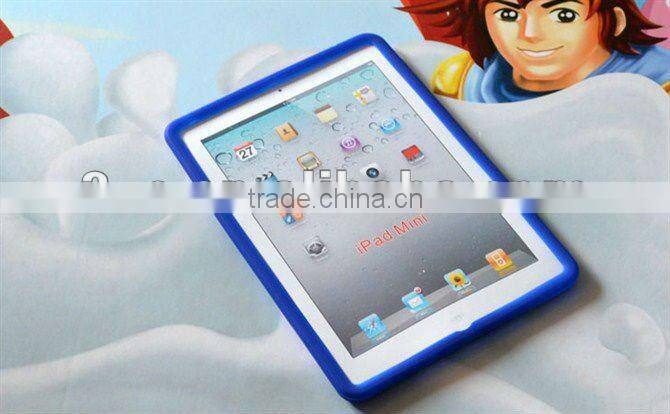 colorful silicon beauty case for ipad mini ,wholesale price