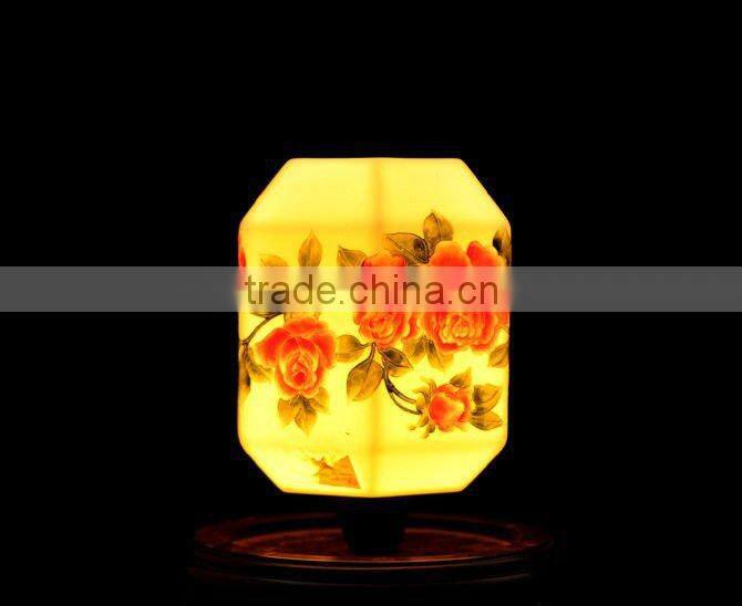 porcelain lamp shade ,vase shaped lamp