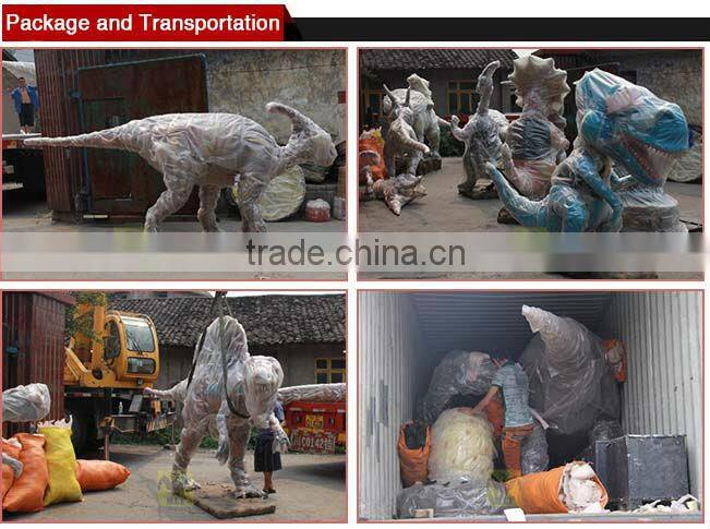 Animatronic kiddie amusement dinosaur