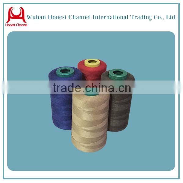 TFO 30/2,30/3 raw white low elongation spun polyester yarn for sewing thread