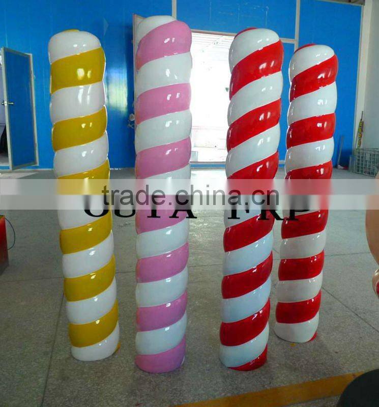 Fiberglass custom lollipop/candy shop advertising decoration