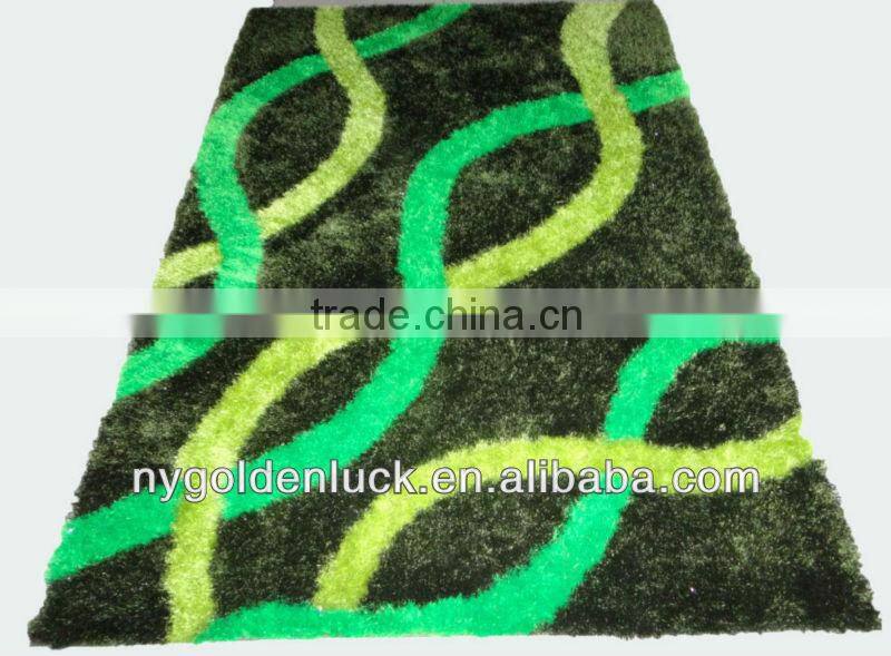polyester 3d shaggy carpet