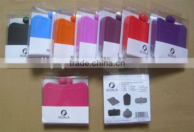 china factory silicone round make up mirror