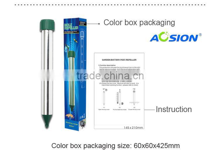 Supply for Eco-friendly garden battery powered Vibration sonic rodent repeller