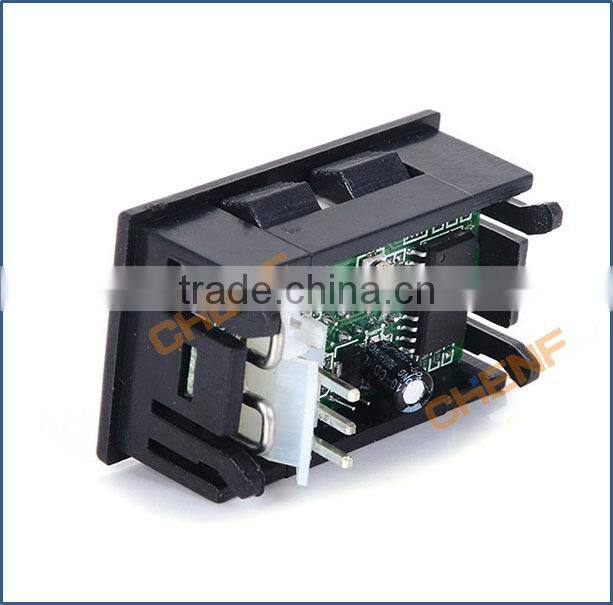 Cheaper High Quality DC Volt Amp Dual display Meter 0.28" DC 0-100V/10A Voltmeter Ammeter With Ampere Shunt Red+Blue LED