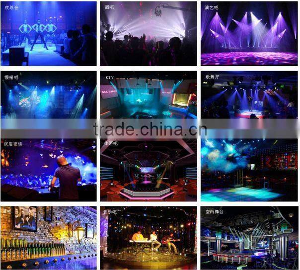 36pcs*3W RGBW led mini moving head beam light with flight case