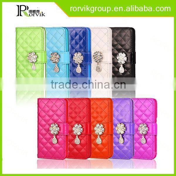 diamond glitter cover book style mobile phone case for iPhone 4G 4GS