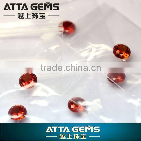 loose gemstones created orange sapphire wholesale-corundum
