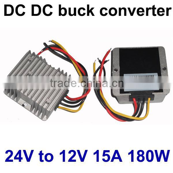 OEM custom-made dc dc buck step-down voltage transformer 24V TO 12V 15A