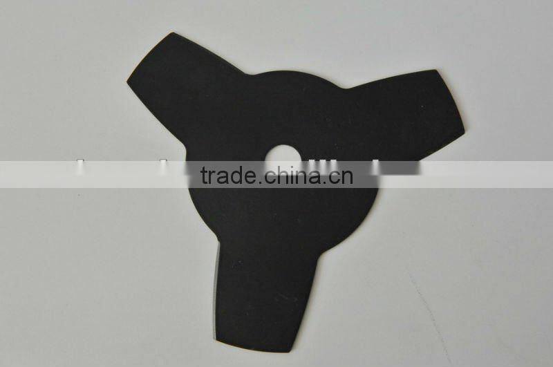 Three teeth grass trimmer blade