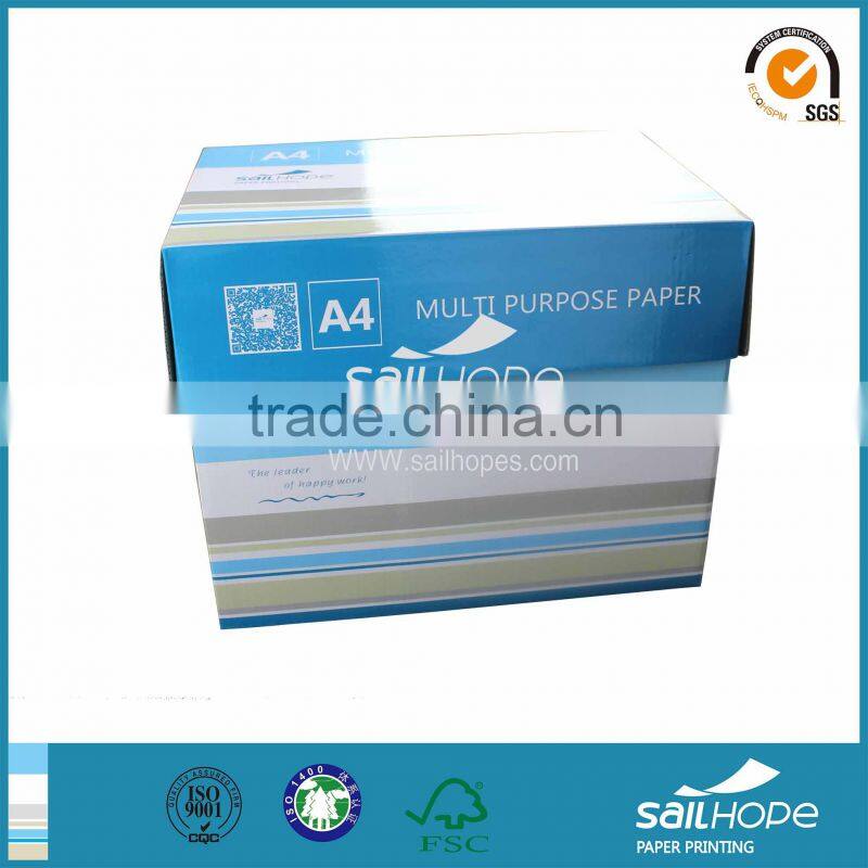 Photocopy on white A4 paper is suitable for file print