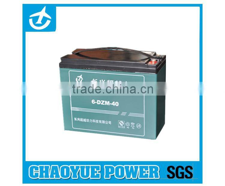 6-dzm-40 Lead-acid (SLA) Maintance Free Battery for Electric Bike