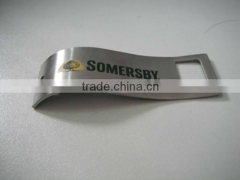 stainless steel wine corkscrew, flat bottle opener