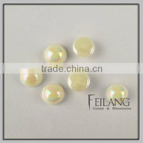 Top shiny half round acrylic pearl