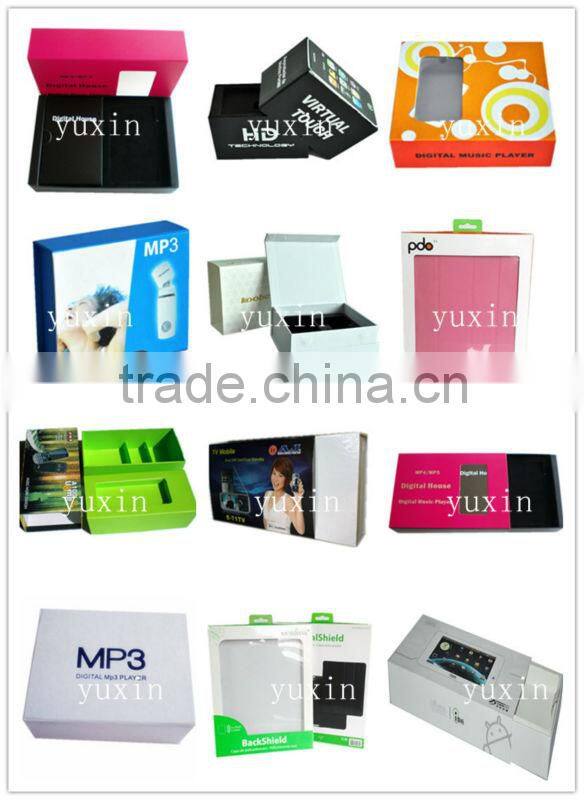 Best selling !!!! top grade ,custom paper cellphone box ,customized printing and design