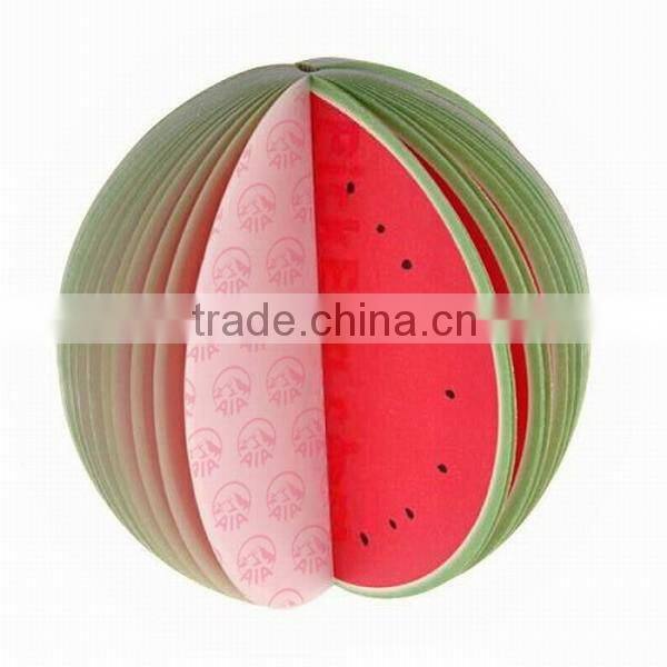 Hot Selling Customized Promotional Fruit Memo Pad