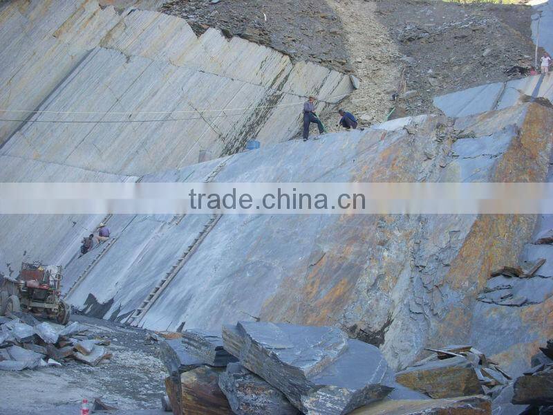 Slate patio slab for floor