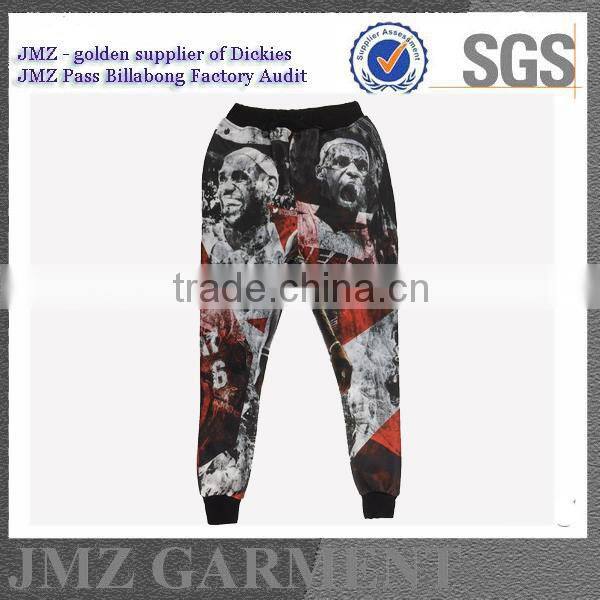 statue print joggers pants hot joggers pants OEM trousers