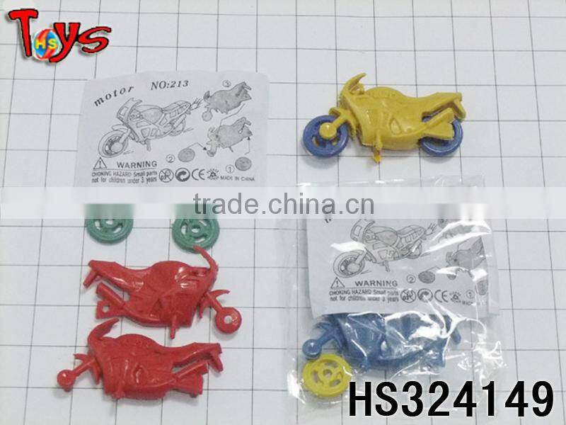 DIY finger plastic toy mini motorcycle