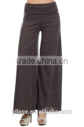 2015 Solid Color Plus Size Palazzo Pants For Women QL1192