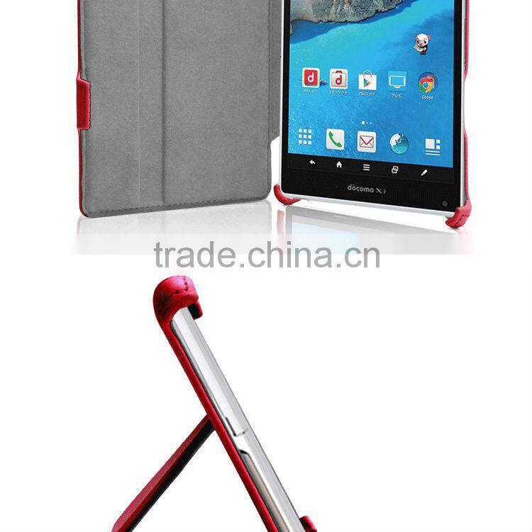2014 new products covers for tablets case for Sharp AQUOS PAD SH-06F