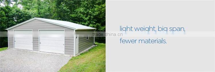 mobile steel frame cheap prefab garage for sale