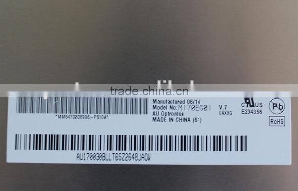 17" AUO LCD panel M170EG01 V7 for industrial machine and medical machine