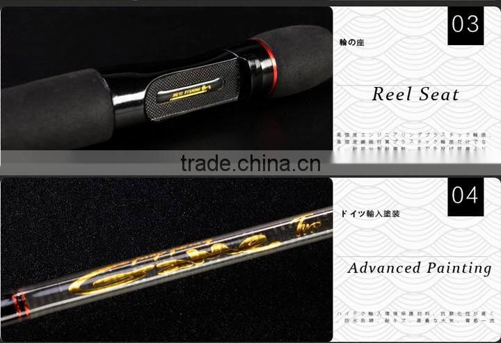 2015 New Style Spinning Fishing Lure Carbon Fiber Fishing Feeder Rod