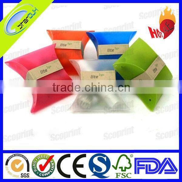 white color wedding favor mini pillow box