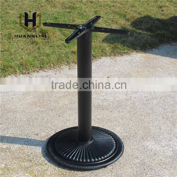 Round wrought iron coffee table legs for sale