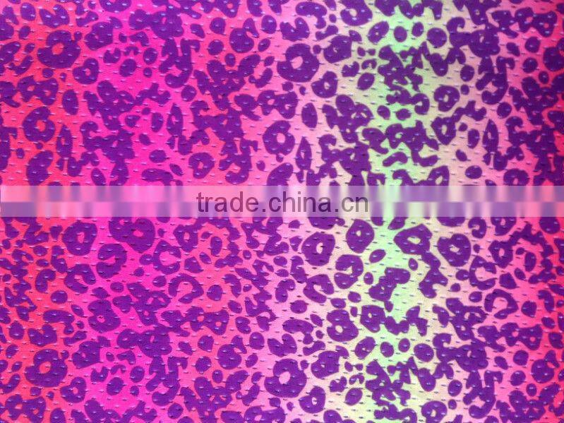 Printed mesh Fabric for sportswear with good air permeability