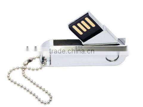 Ultra light metal swivel USB flash drive, pen drive USB, usb stick, can custom logo