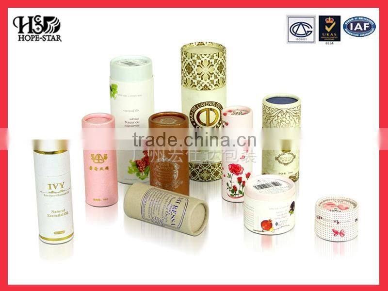 All kinds of candle paper tube packaging, unique hair protect essential oil paper tube