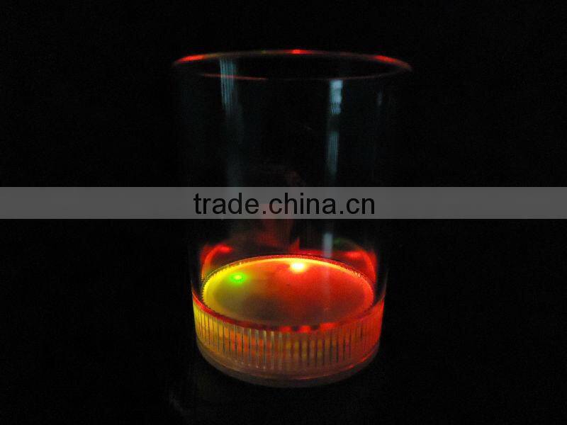 colour changing led shot glass,led middle glass,led glass