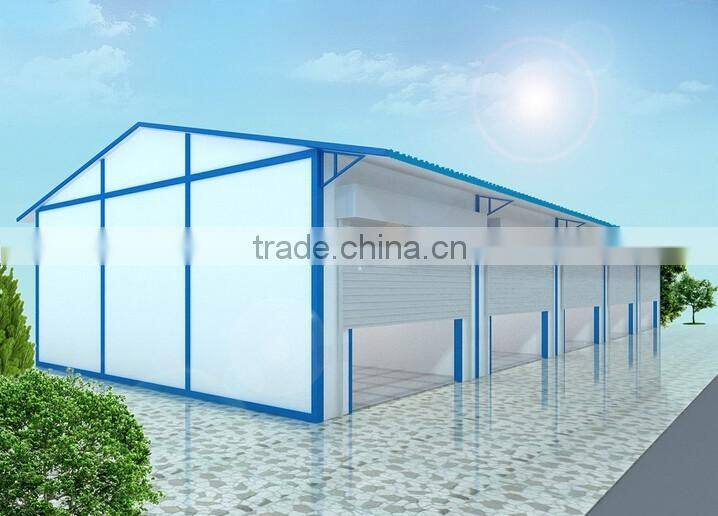 Prefabricated Car garage storage in cheap price,Temporary Mobile prefab shop with roller door for sale food festival