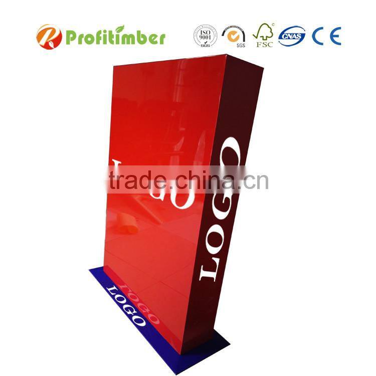 Customized MDF Slatwall Shose Display Slatwall Shelves