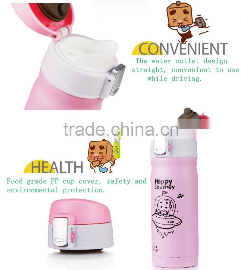High quality sport 350ml japanese stainless steel double wall vaccum flask