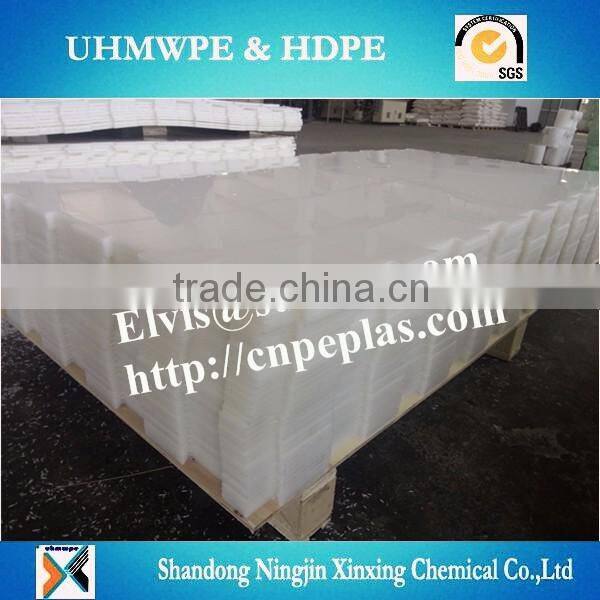 High density plastic boards for synthetic ice skating rink system