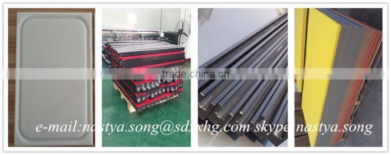 plastic liner food grade/uhmwpe planed coal liner plate