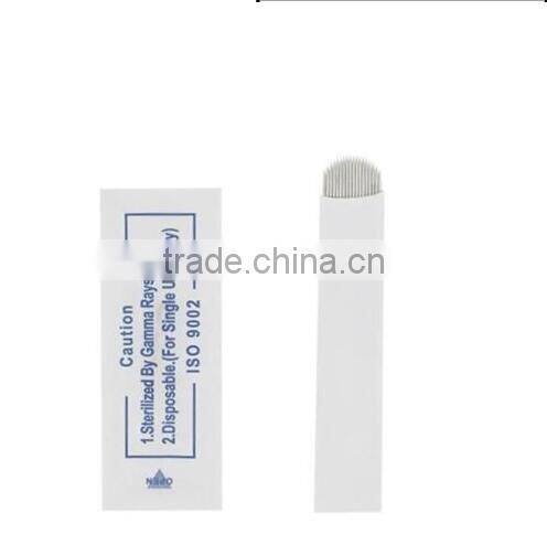 Dia 0.2mm 0.25mm pin U shape microblading needles for permanent makeup
