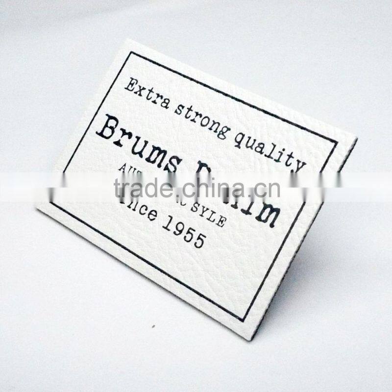 Custom Embossed Leather Patch