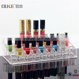 High quality clear acrylic makeup organizer display stand