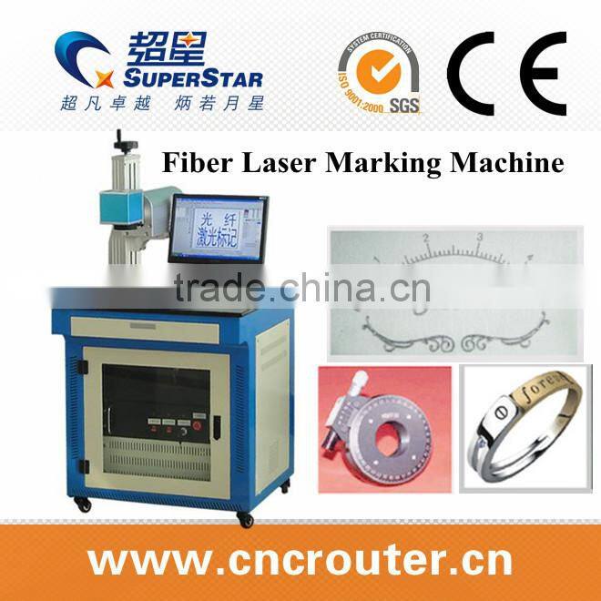 China 10w 20w 30w optical fiber laser marking machine for metal plastic