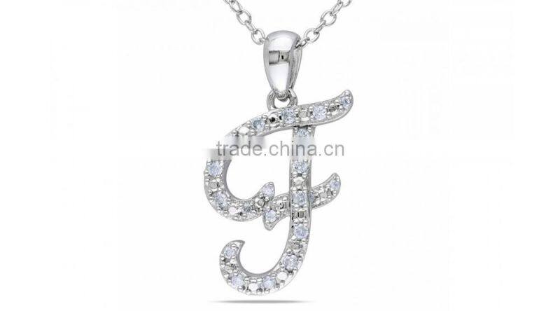 New designed initial letter jewelry fashion alphabet letter p pendant jewelry
