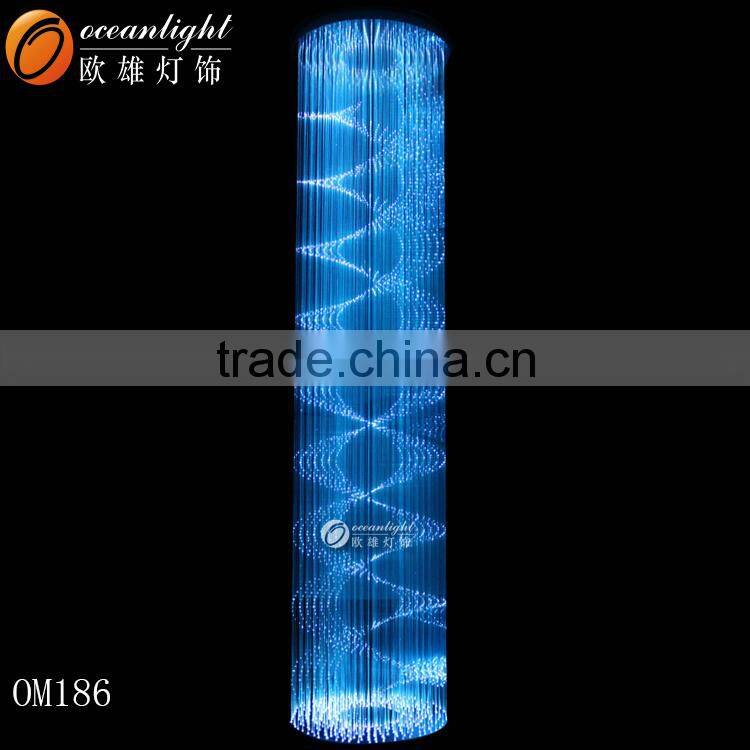 2015 hot sale fiber optic light,large size crystall chadelier lamp ,hotel project fiber optic light om062