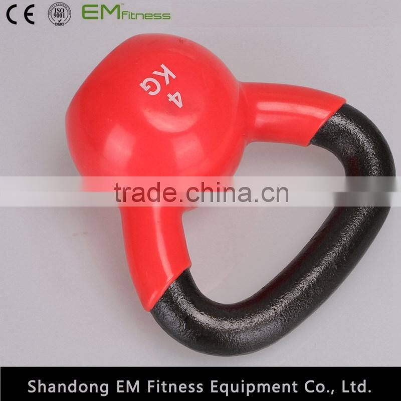 new products China factory price vinyl kettlebell