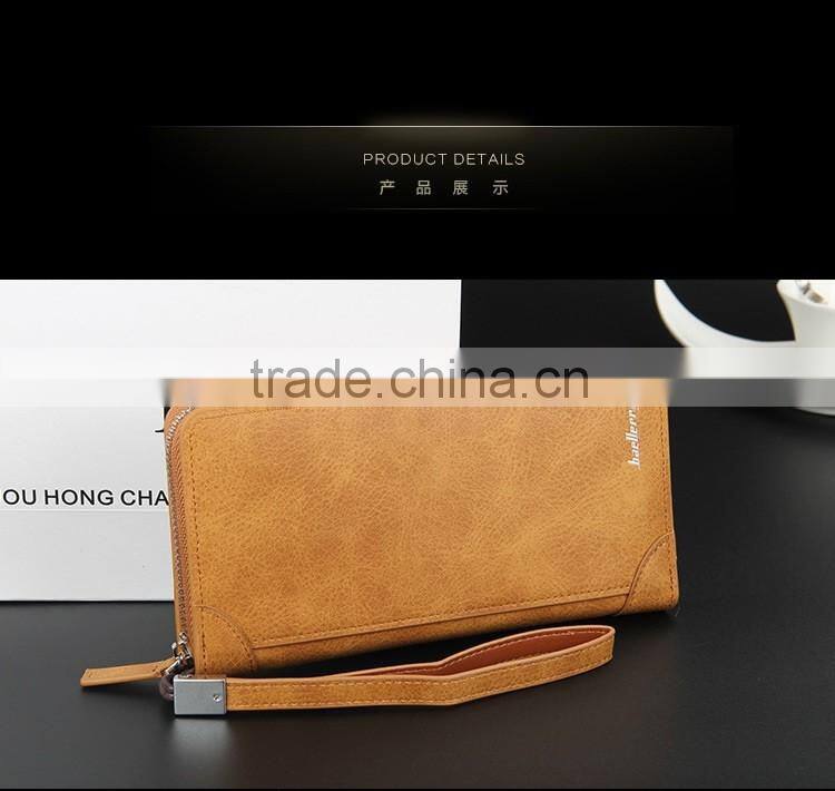 Factory product best selling cheaper man clutch wallet baellerry fashion mens wallet