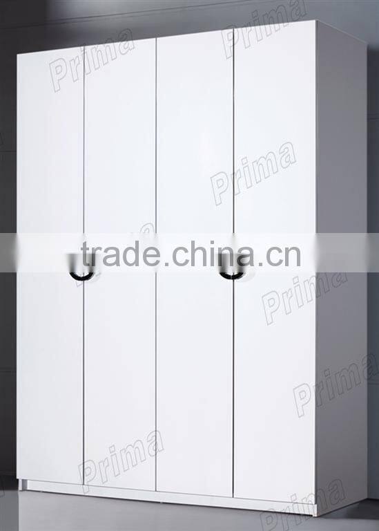 Double swing door disassembled steel wardrobe cabinet